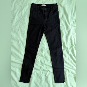 Madewell black skinny jeans